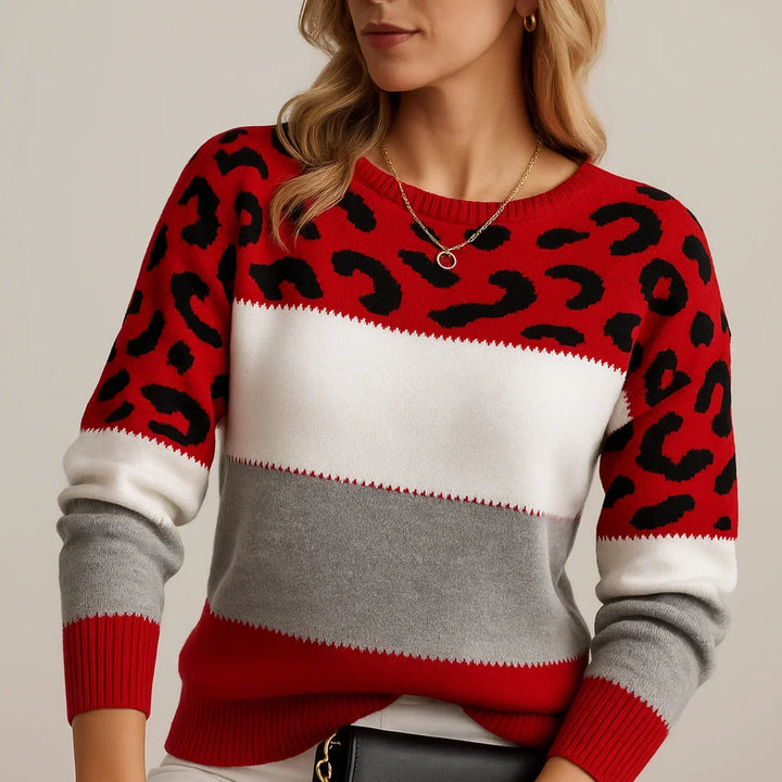 Pascaline | Chic Leopard Print Sweatshirt
