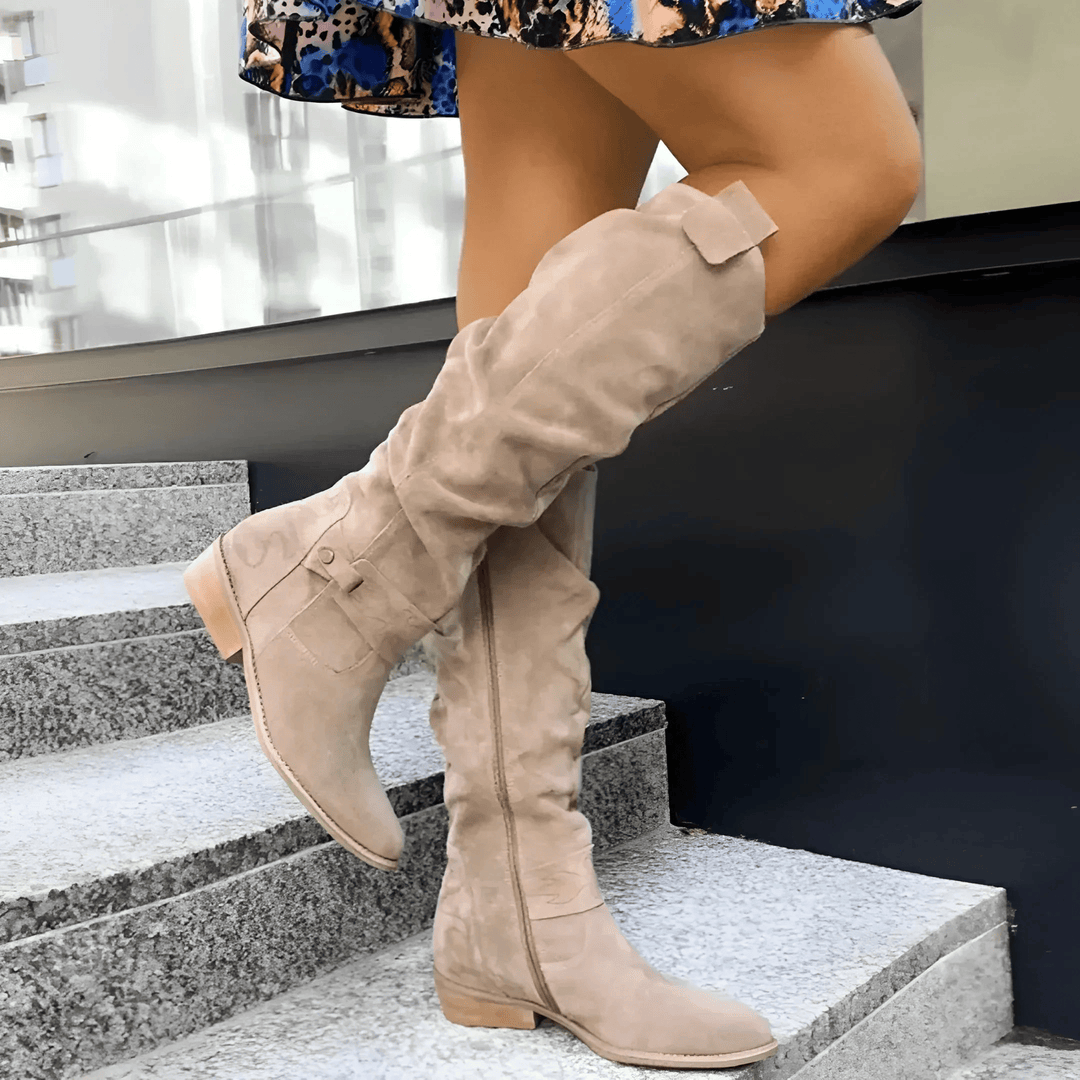Laluna® | Stylish Suede Knee Boots