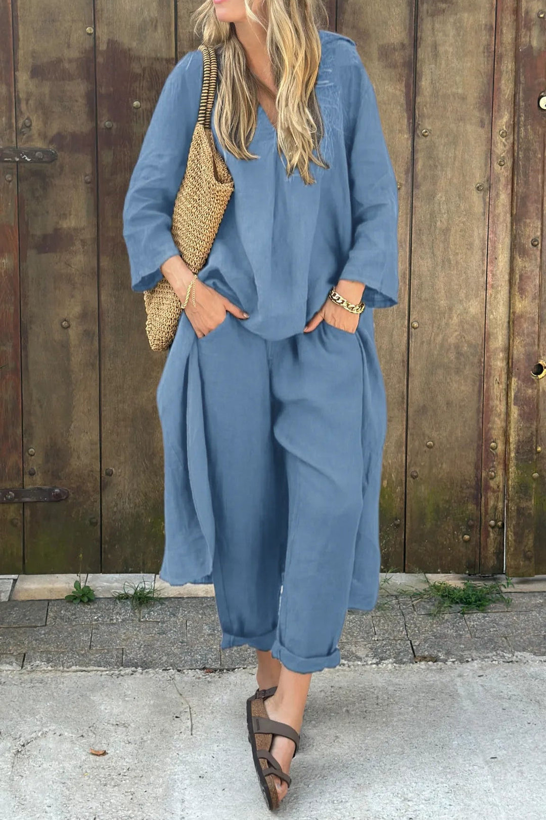 Solara-Wide-Leg Lounge Set
