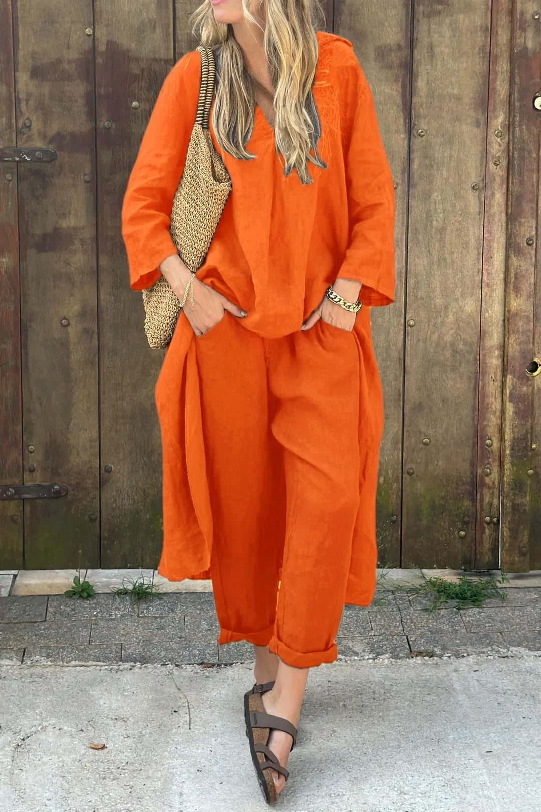 Solara-Wide-Leg Lounge Set