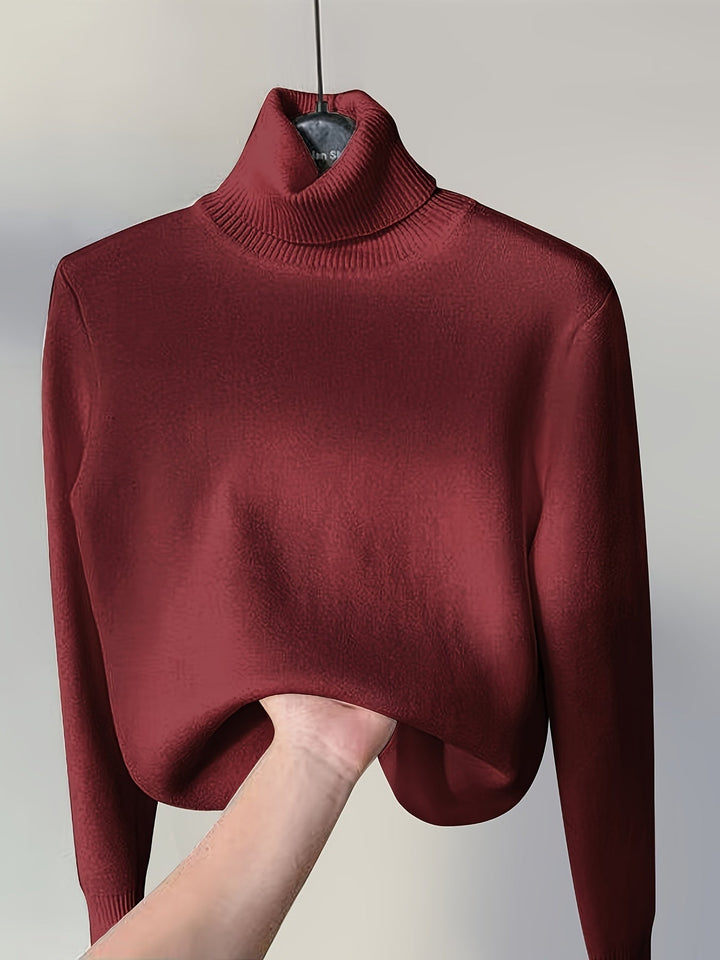 Elise | casual and minimalist turtleneck sweater