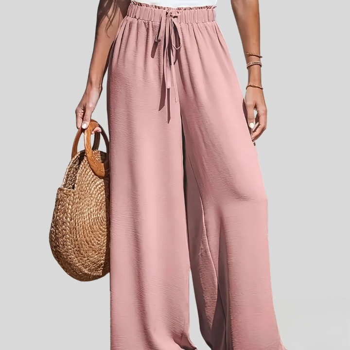 Riviera-Coast Wide-Leg Trousers
