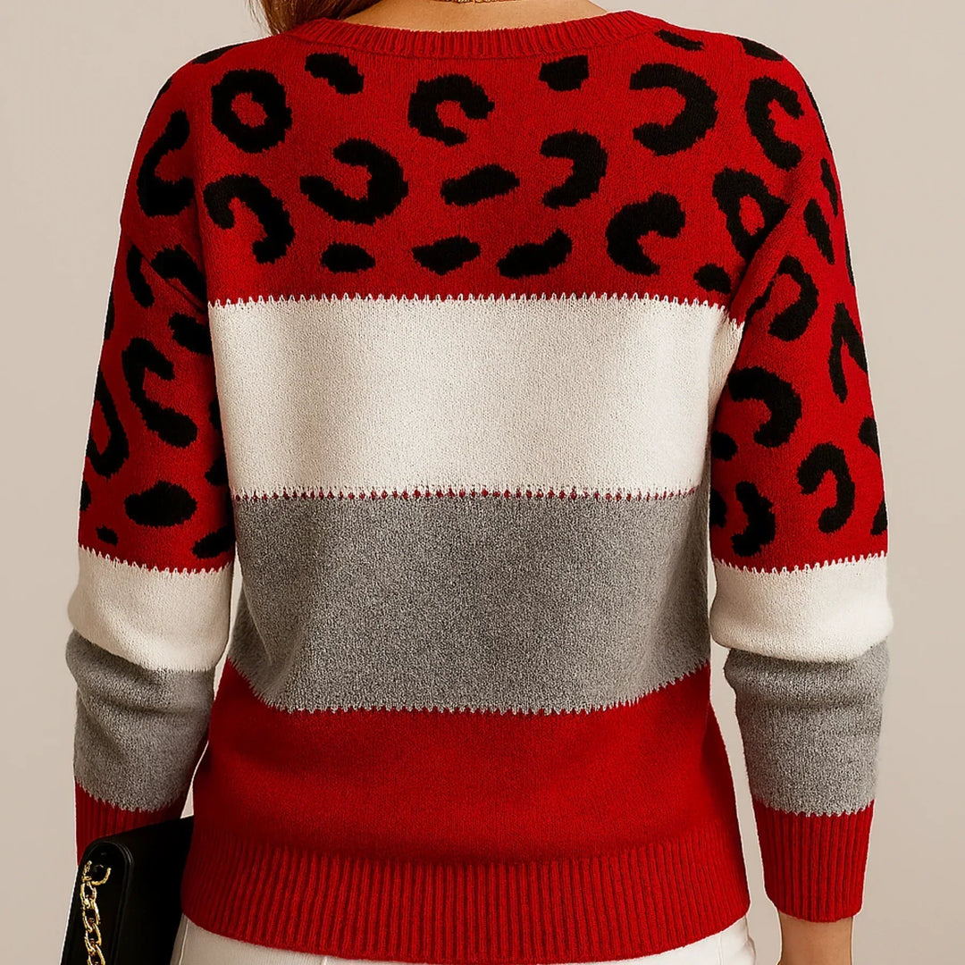 Pascaline | Chic Leopard Print Sweatshirt