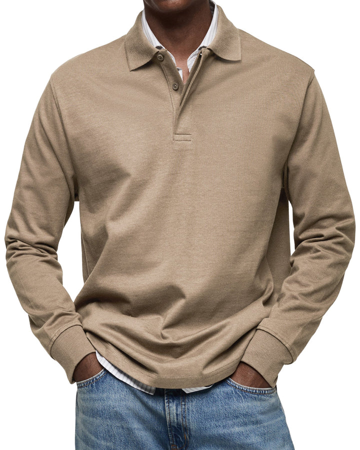 Beeckhoven™ | Casual Poloshirt met Lange Mouwen