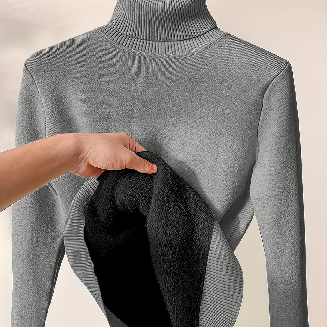 Elise | casual and minimalist turtleneck sweater