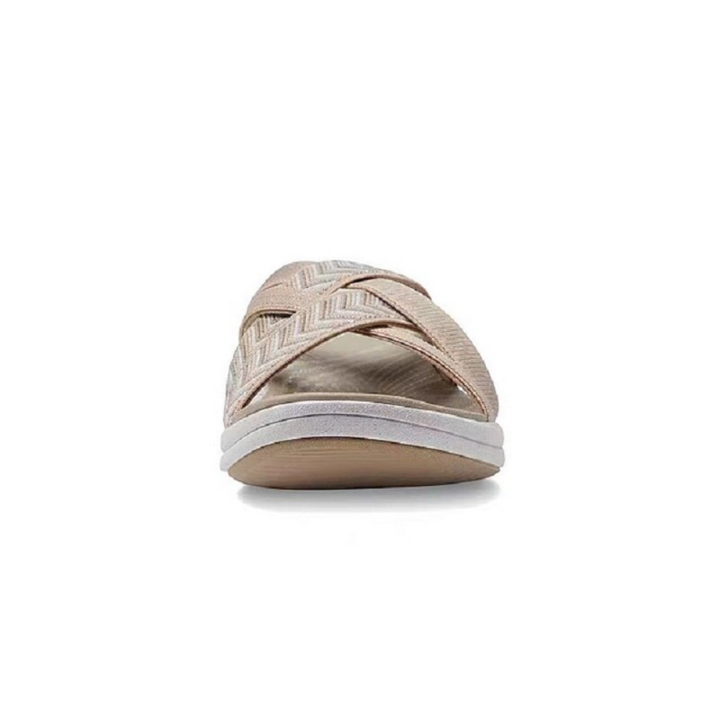 Coastal-Comfort Slip-On Sandals