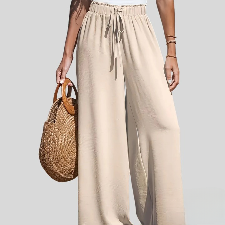 Riviera-Coast Wide-Leg Trousers