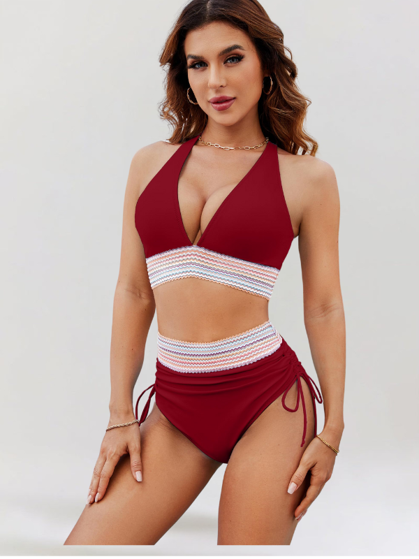 Lidia - High-Waisted Bikini Set with Tummy Control