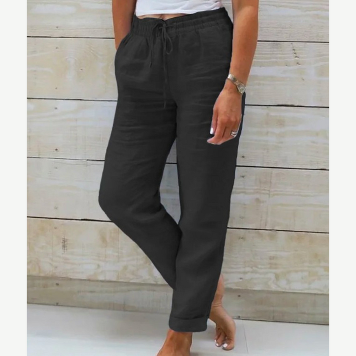 Coastal-Breeze Relaxed Trousers