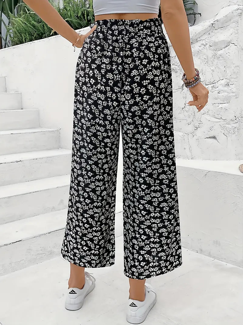 Luna-Meadow Wide-Leg Trousers