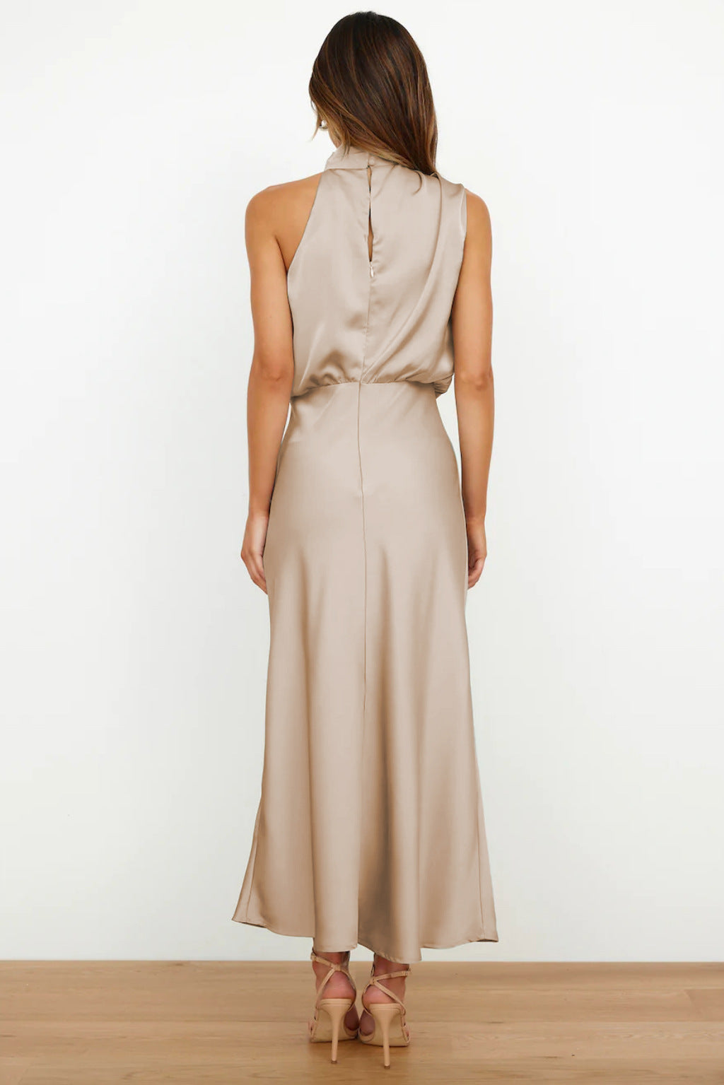 Lydia | Halter Neck Long Dress