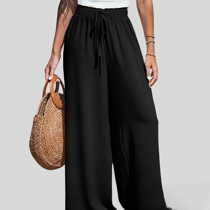 Riviera-Coast Wide-Leg Trousers