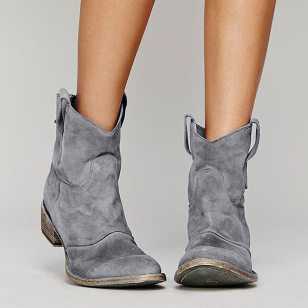 Laluna® | Chic Suede Ankle Boots