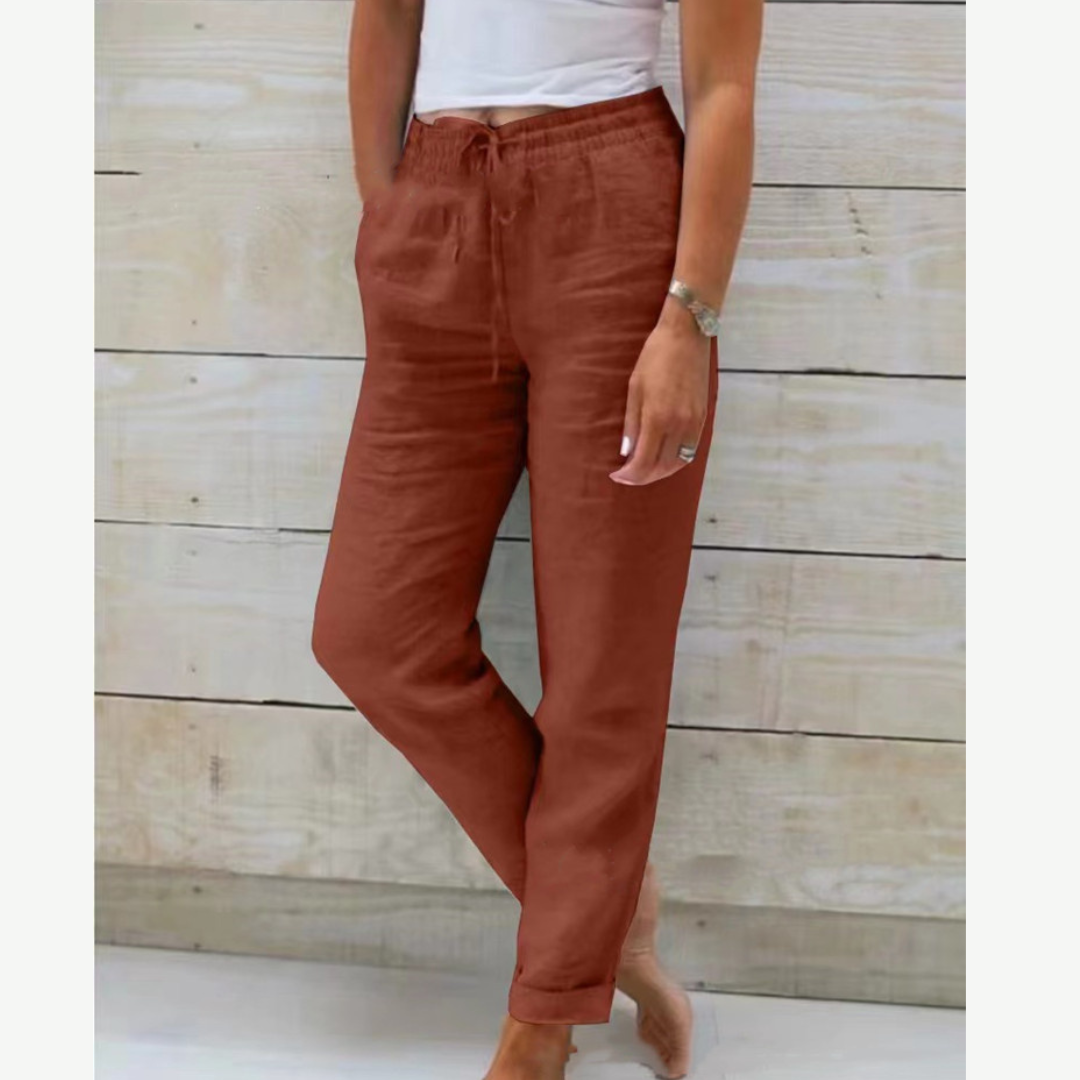 Coastal-Breeze Relaxed Trousers