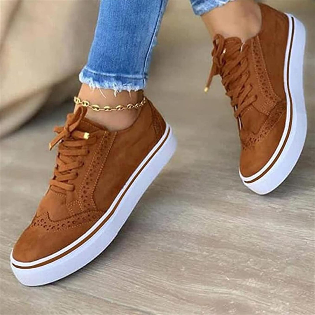Livia-Brogue Platform Sneakers