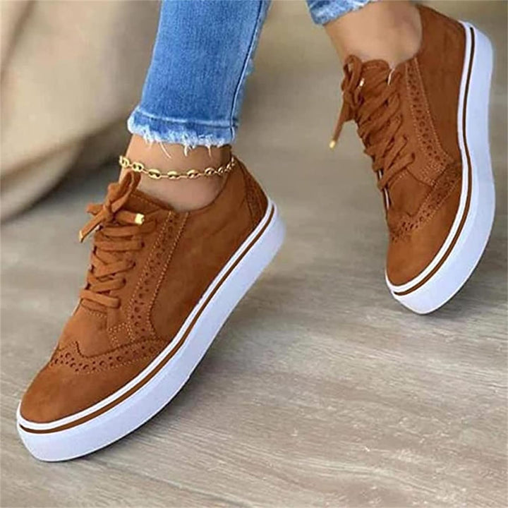 Livia-Brogue Platform Sneakers