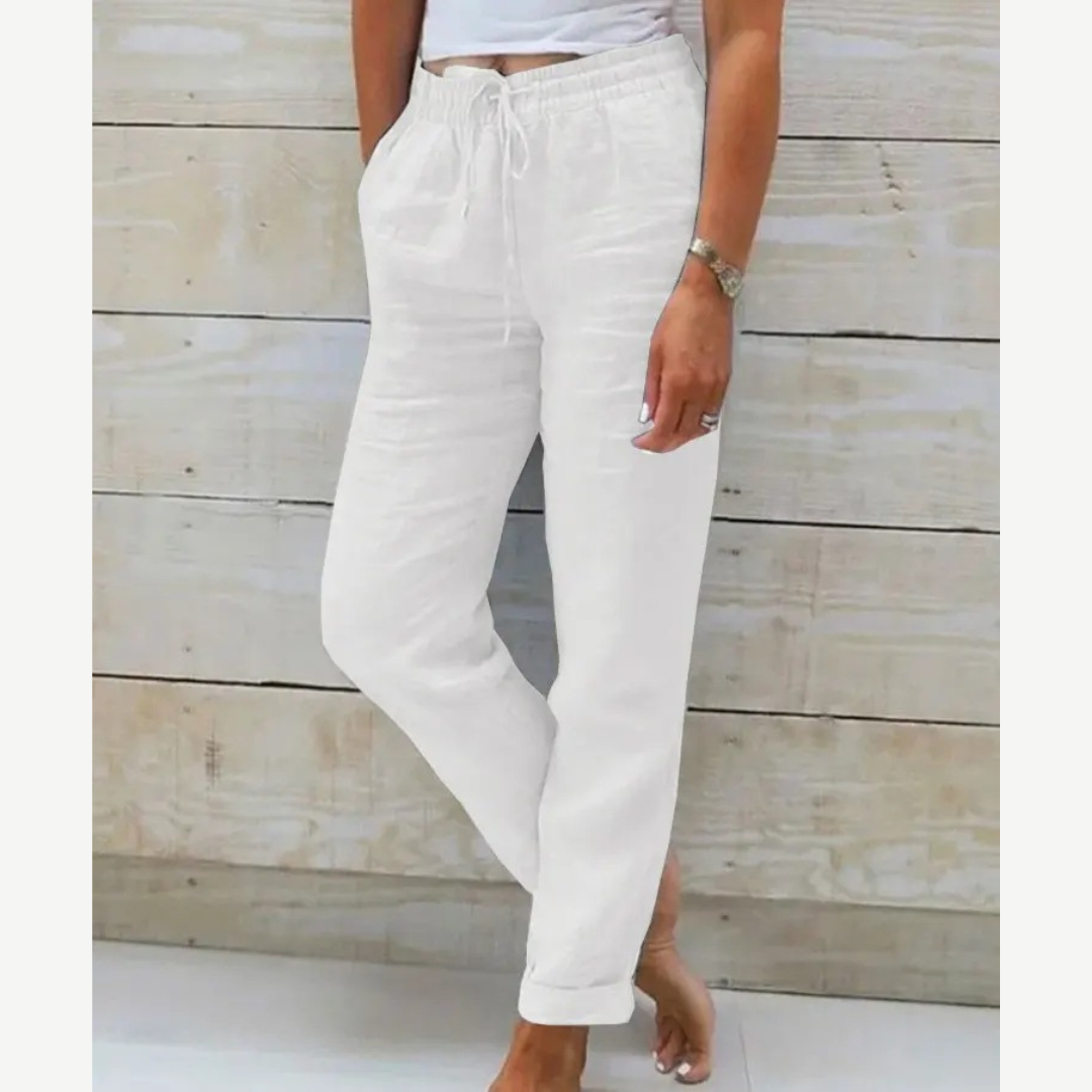 Coastal-Breeze Relaxed Trousers