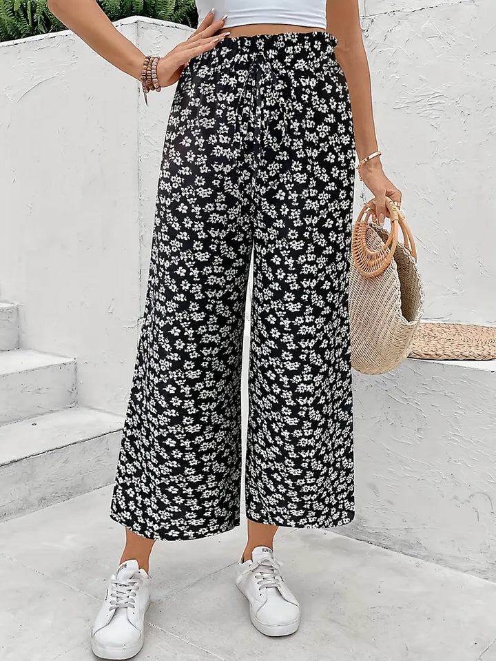 Luna-Meadow Wide-Leg Trousers