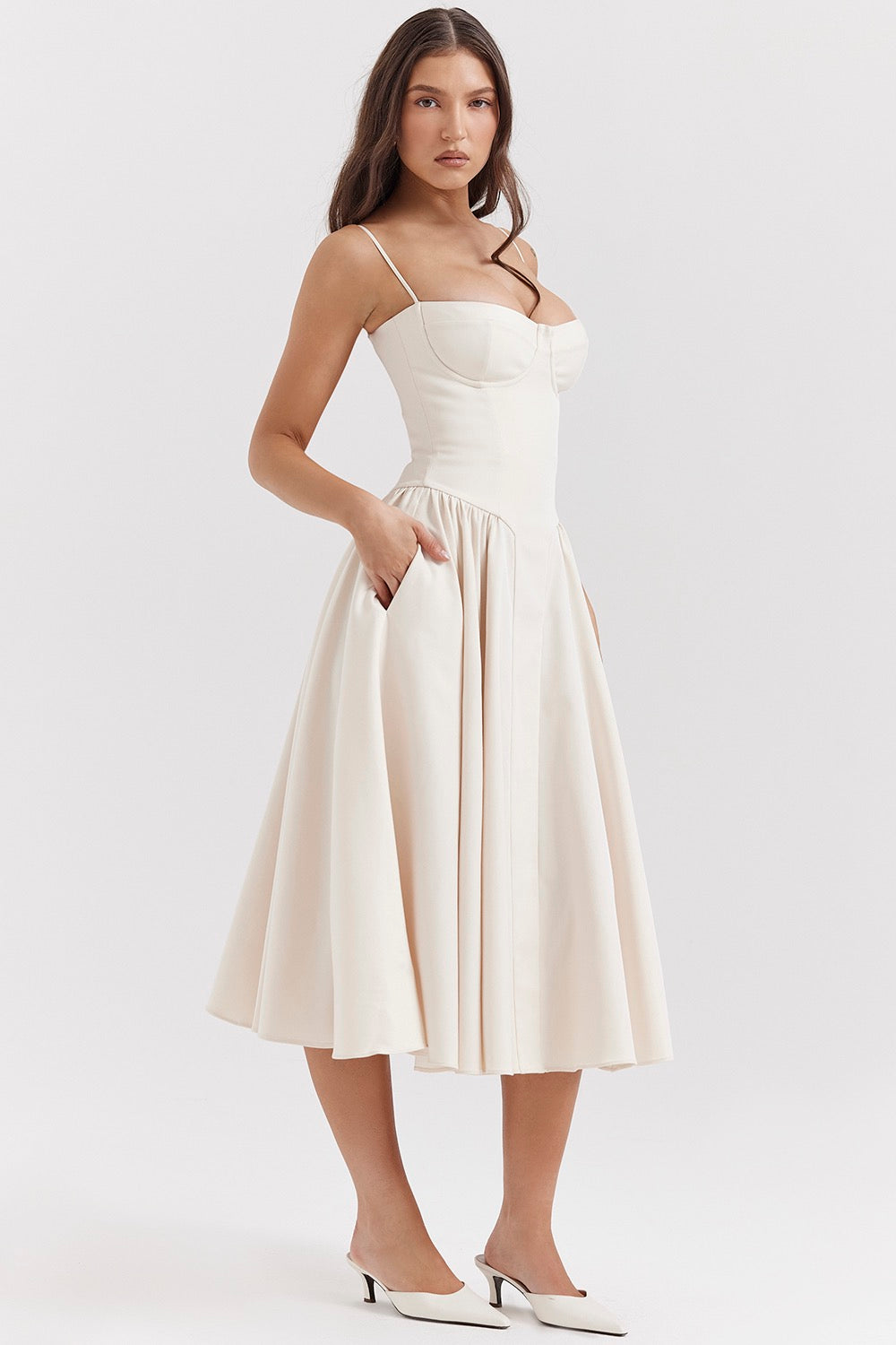 Phoebe - Retro Chic Cross-Border Maxi Dress