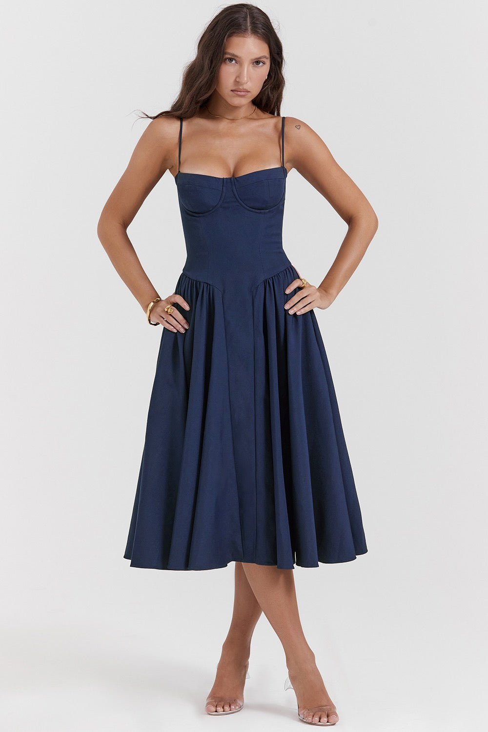 Phoebe - Retro Chic Cross-Border Maxi Dress