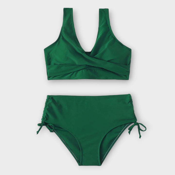 Emery Wrap High-Waist Bikini Set