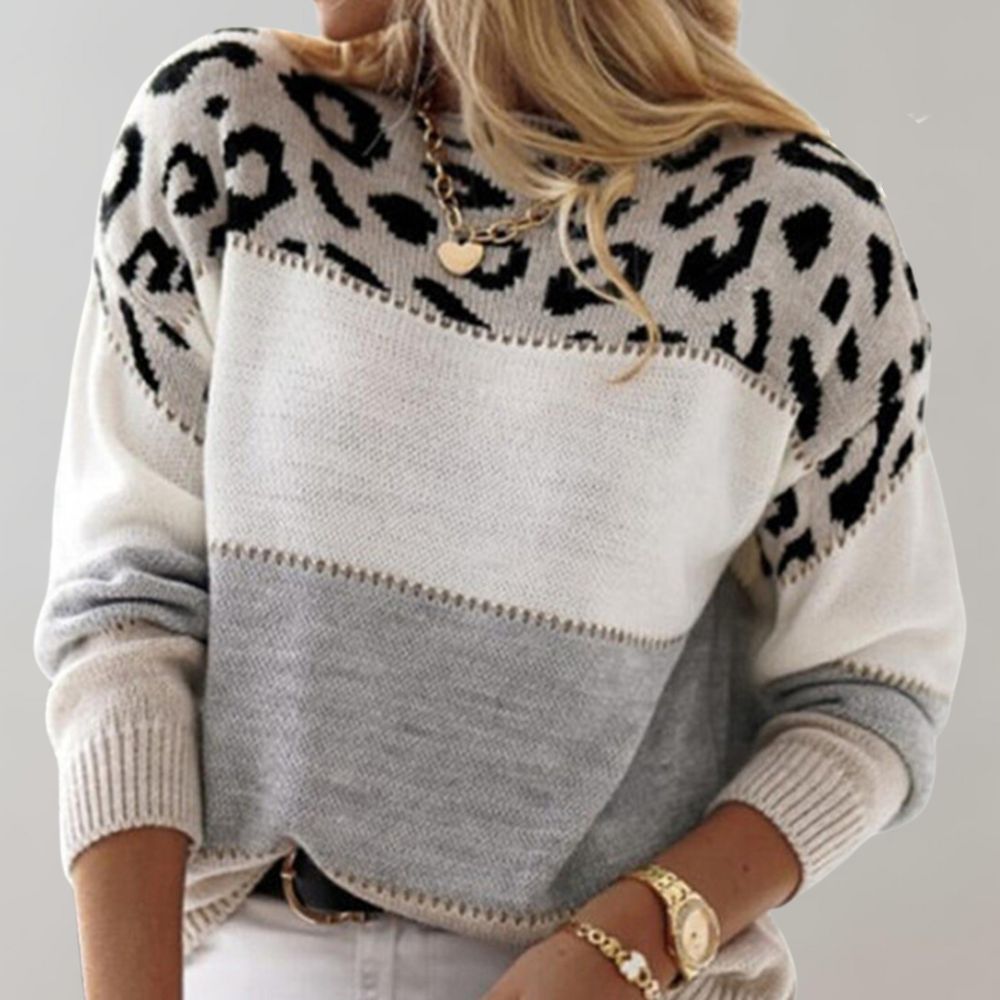 Pascaline | Chic Leopard Print Sweatshirt