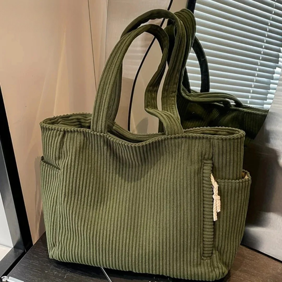 Ellie | Corduroy Tote Bag