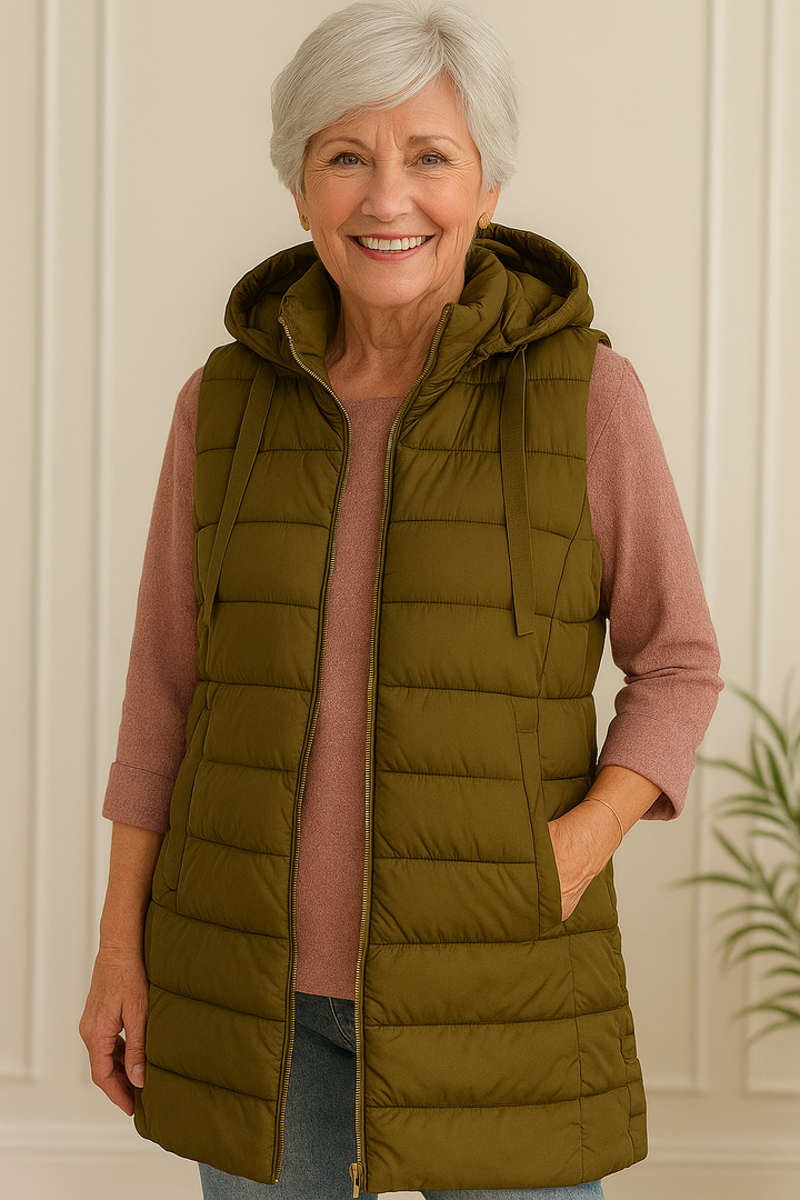 Maricar | Casual Sleeveless Long Vest