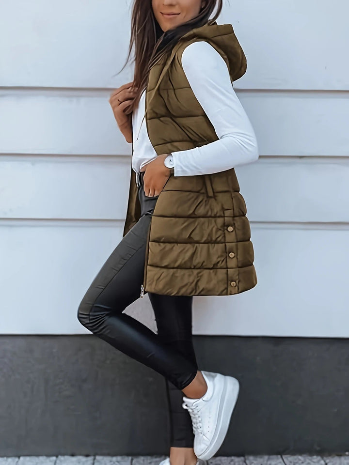 Maricar | Casual Sleeveless Long Vest