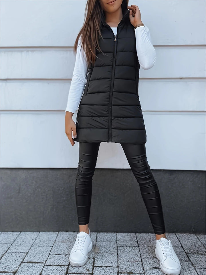 Maricar | Casual Sleeveless Long Vest