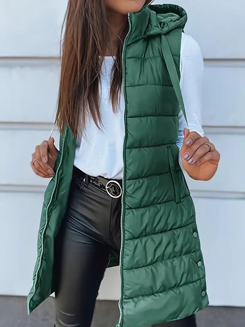Maricar | Casual Sleeveless Long Vest