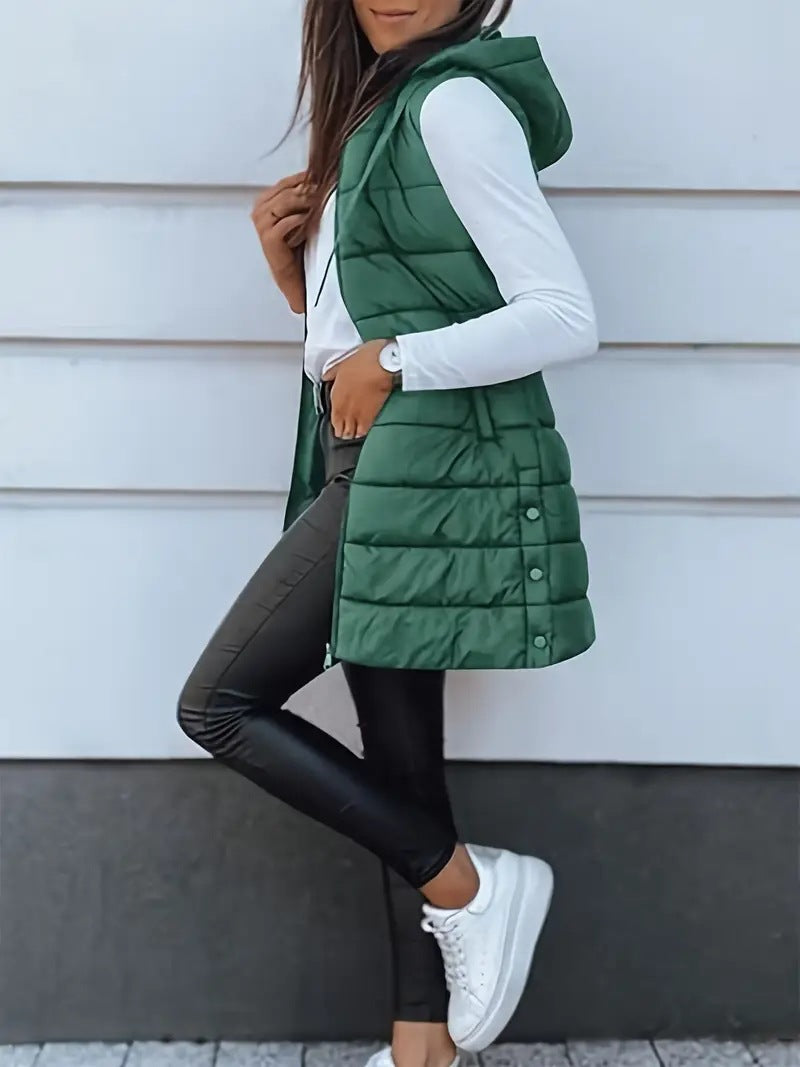 Maricar | Casual Sleeveless Long Vest