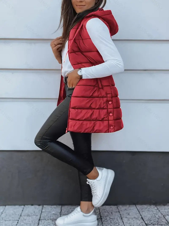 Maricar | Casual Sleeveless Long Vest
