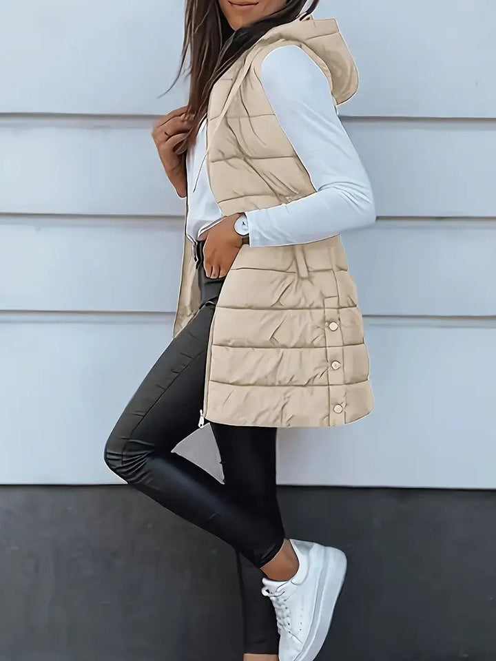 Maricar | Casual Sleeveless Long Vest