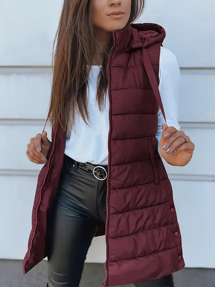 Maricar | Casual Sleeveless Long Vest