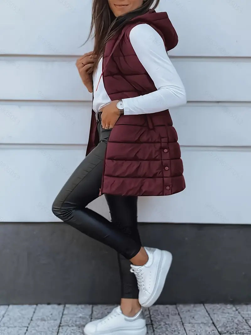 Maricar | Casual Sleeveless Long Vest