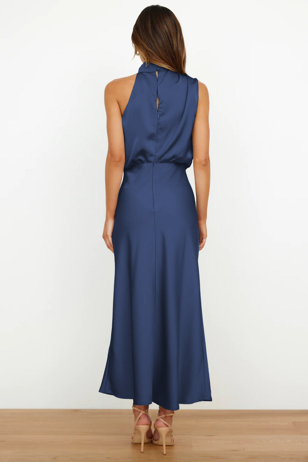 Lydia | Halter Neck Long Dress