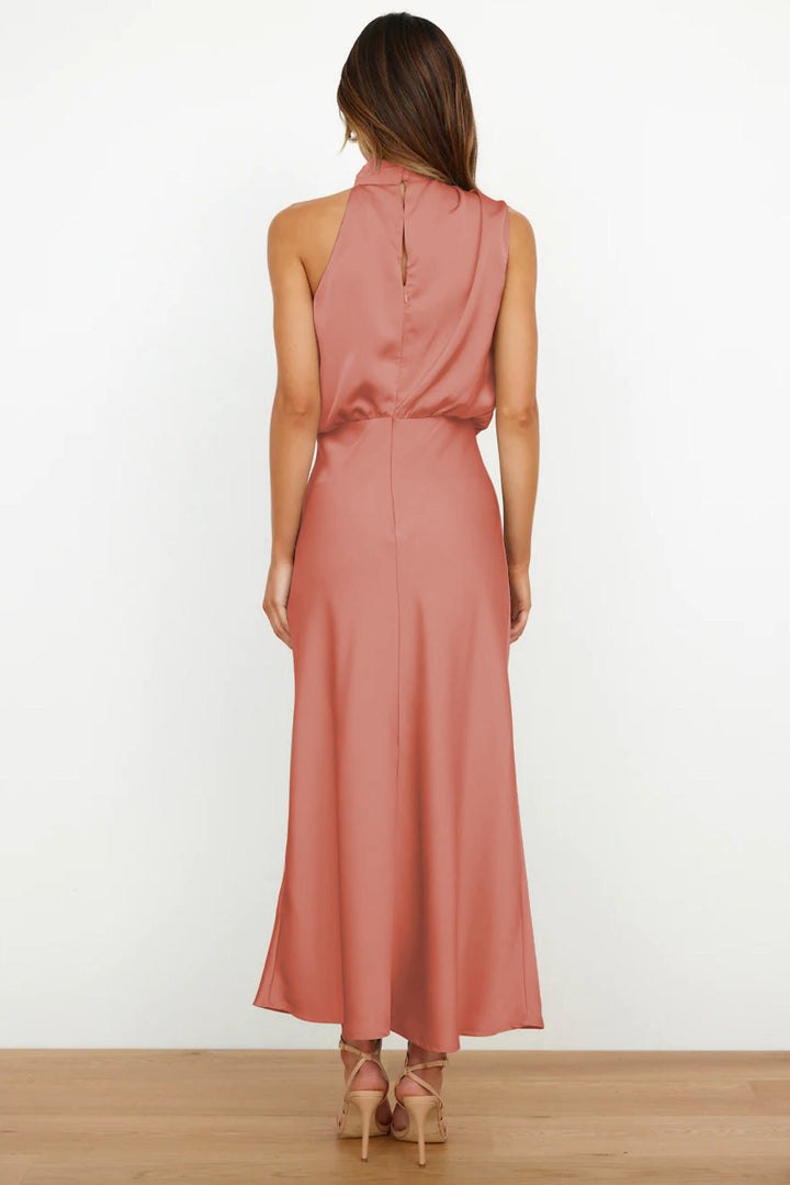 Lydia | Halter Neck Long Dress