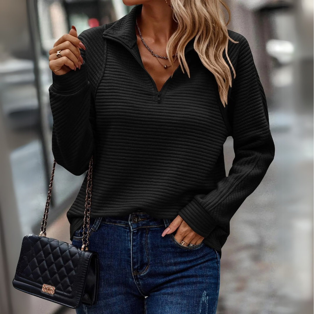 Sutton | Half-Zip Detailed Pullover