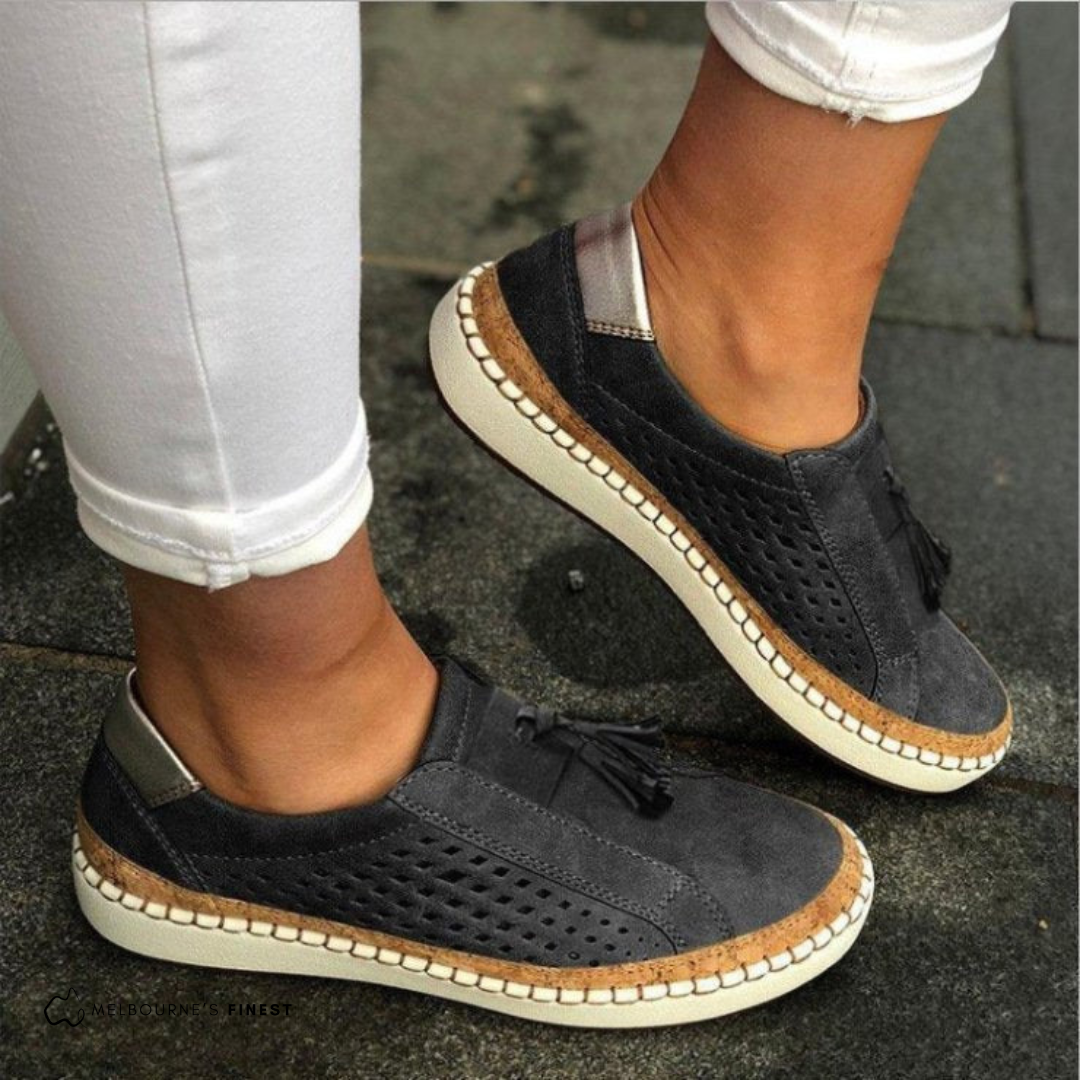 Isla-Breeze Perforated Slip-On Shoes