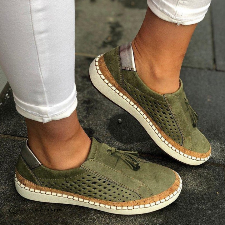 Isla-Breeze Perforated Slip-On Shoes