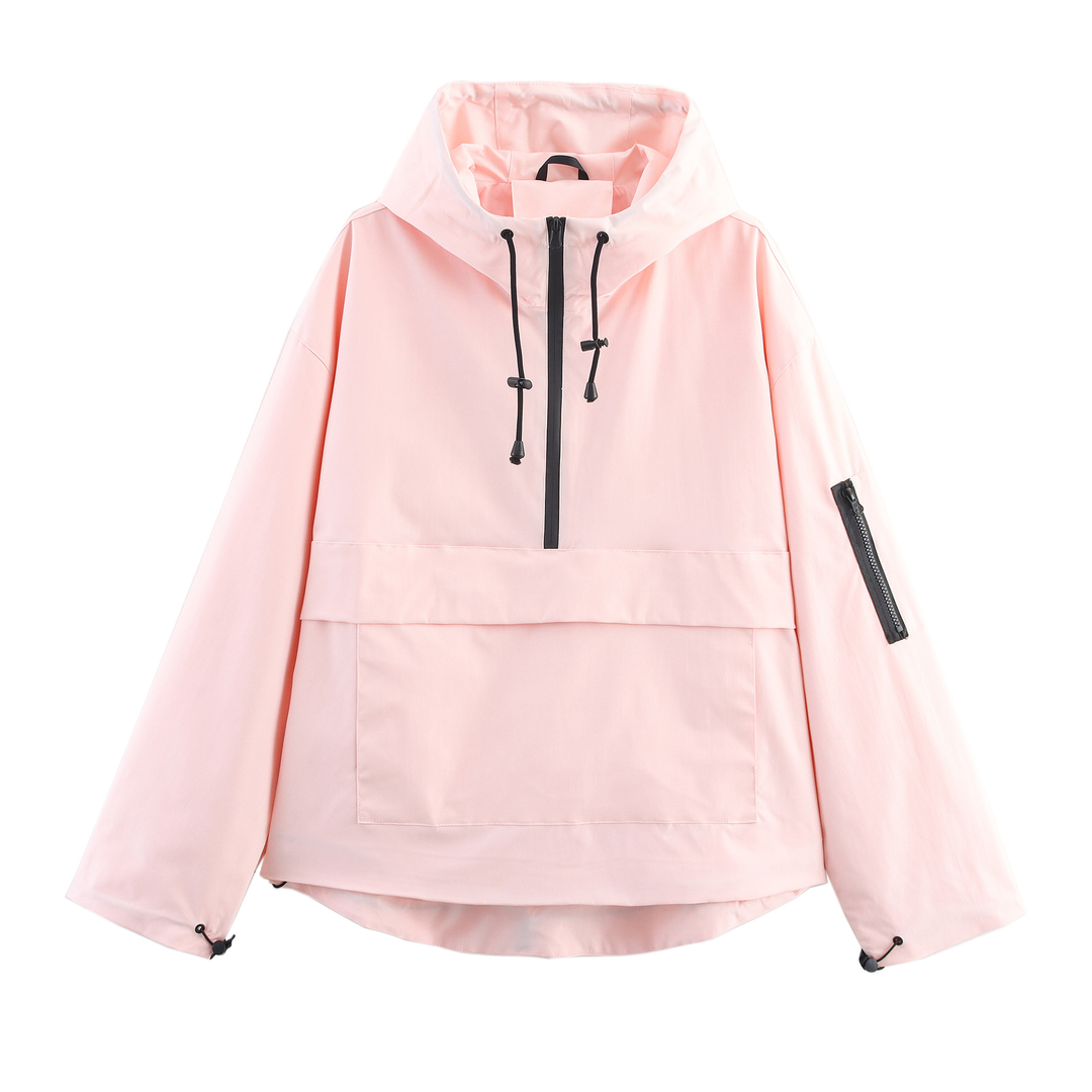 Noreen | Hooded Windbreaker Jacket