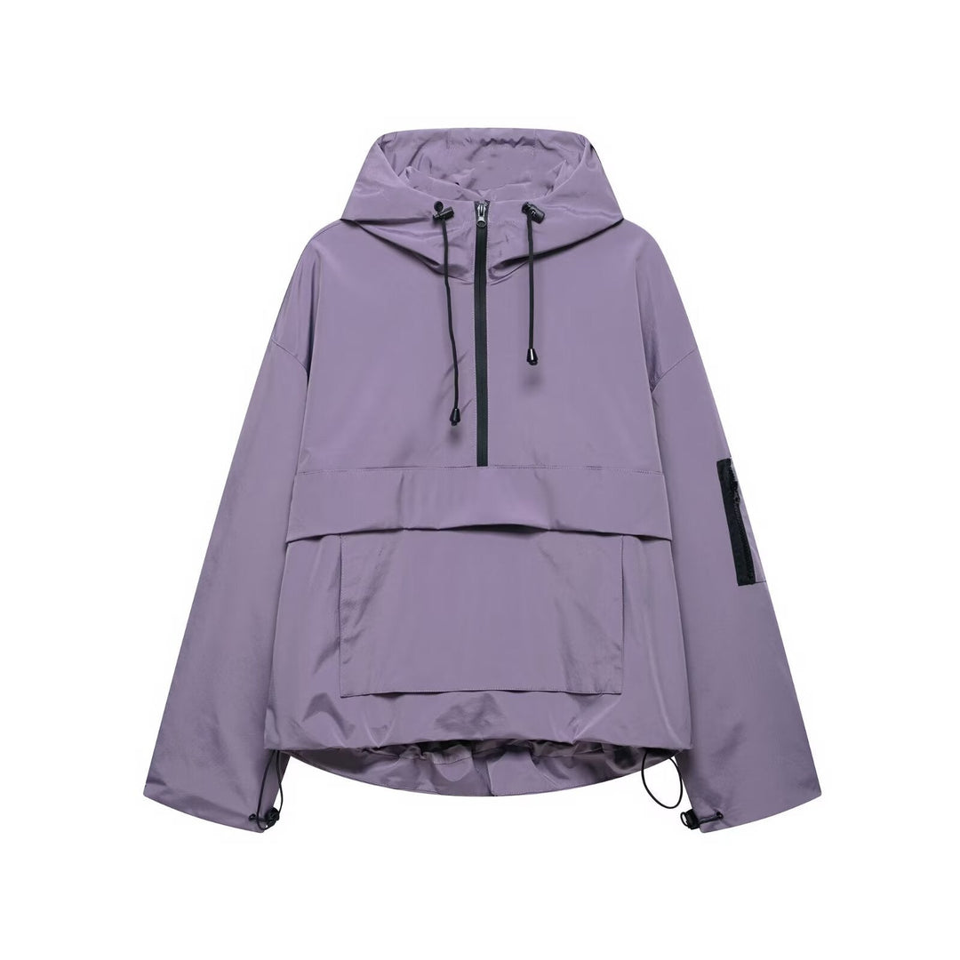 Noreen | Hooded Windbreaker Jacket