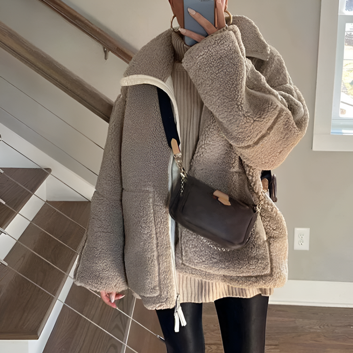 Olivia | Soft Teddy Jacket