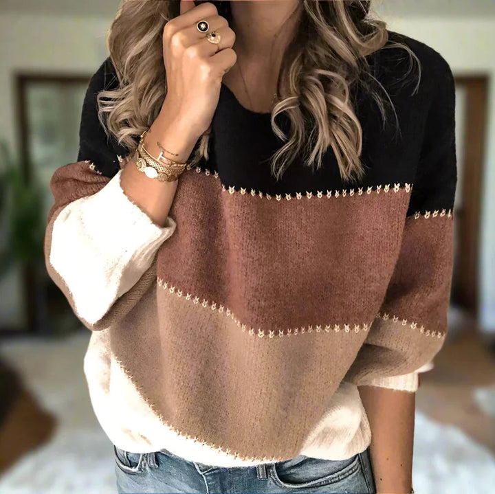 Tatum | Modern Color-Block Jumper