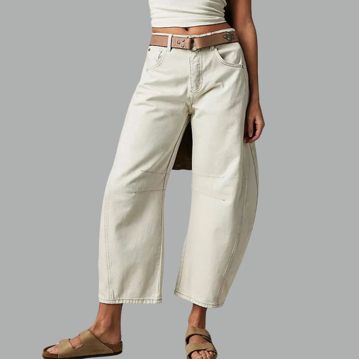 Elena - Urban Ease Wide-Leg Trousers