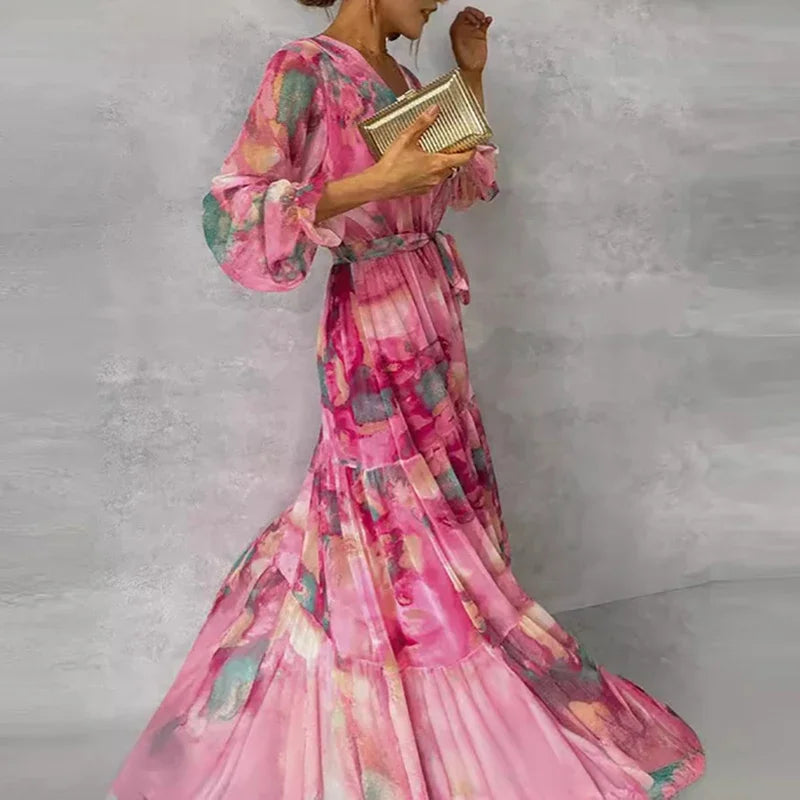 Sophie | Chic Floral Elegance Dress