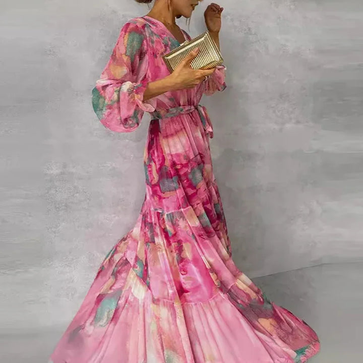 Sophie | Chic Floral Elegance Dress