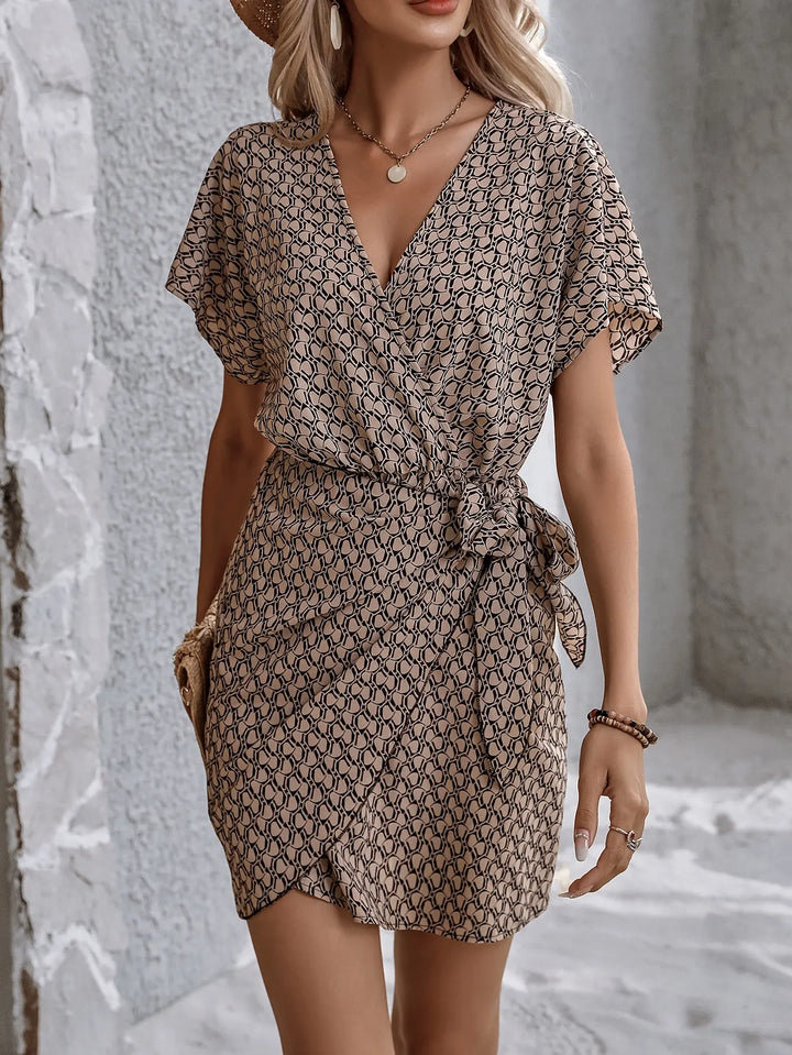 Selena | Elegant V-neck Dress  Chic Sophisticated