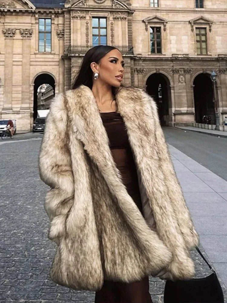 Amber | Luxe Faux Fur Coat